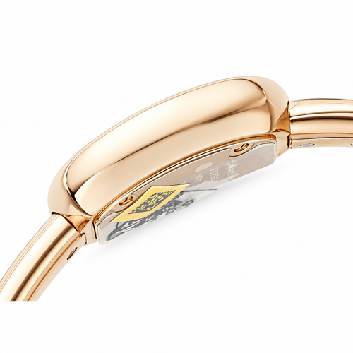 Cartier Baignoire Mini — 18K Rose Gold, Cream Oval Dial, Roman Numerals & Rose Gold Bangle, Women