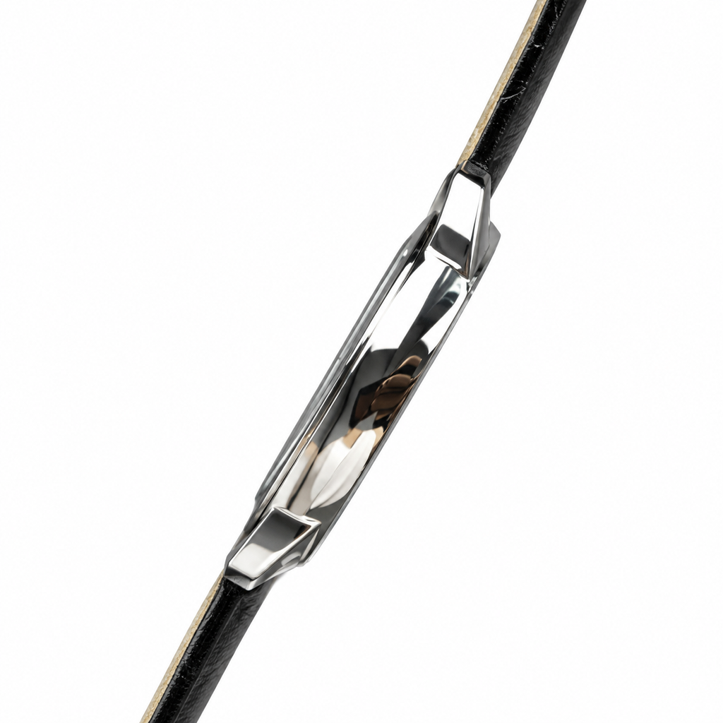Cartier Ronde Louis Cartier Small — 18K White Gold, Diamond Bezel, White Dial, Roman Numerals & Black Alligator Strap, Women