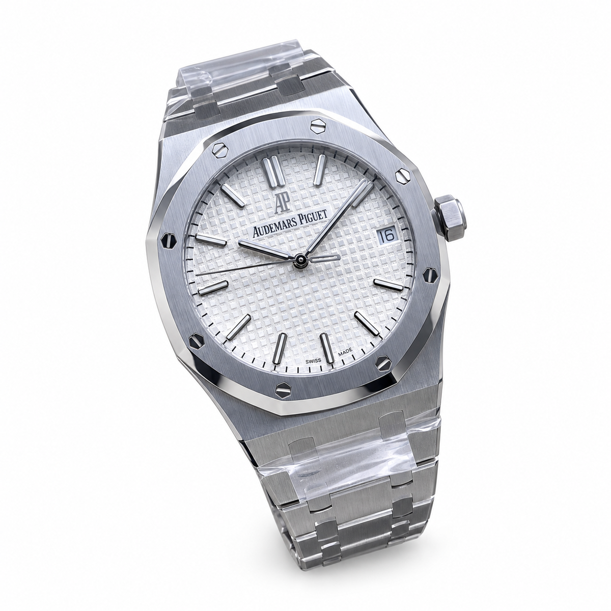 Audemars Piguet Royal Oak 41mm – Steel White Tapisserie Dial