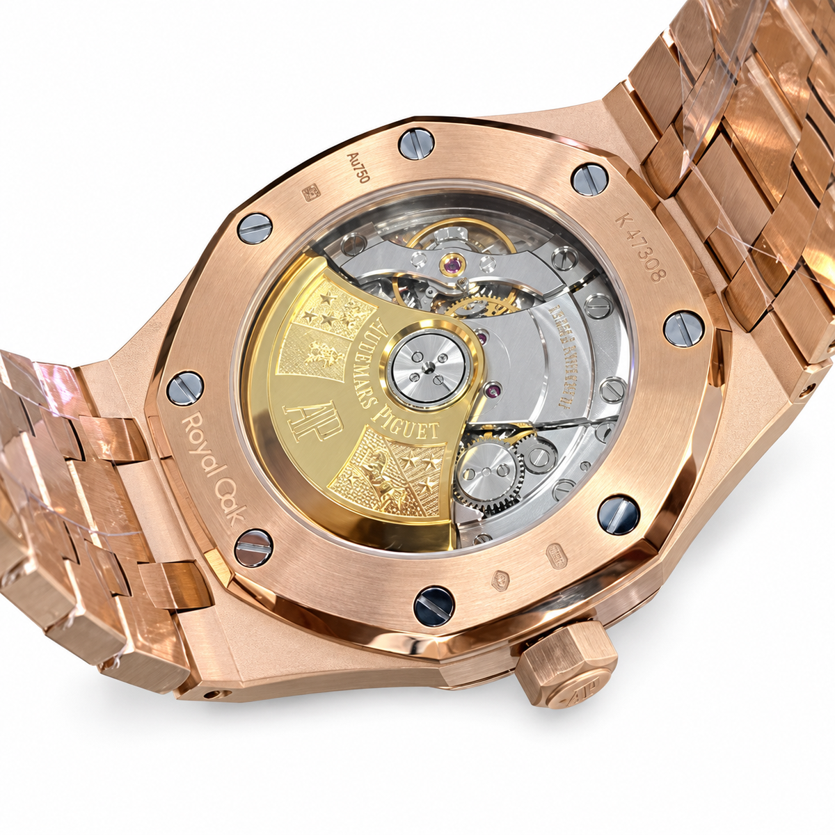Audemars Piguet Royal Oak 41mm – Rose Gold White Tapisserie Dial