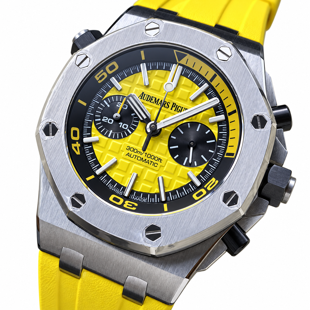 Audemars Piguet Royal Oak Offshore Diver Chronograph 42mm – Steel Yellow Dial