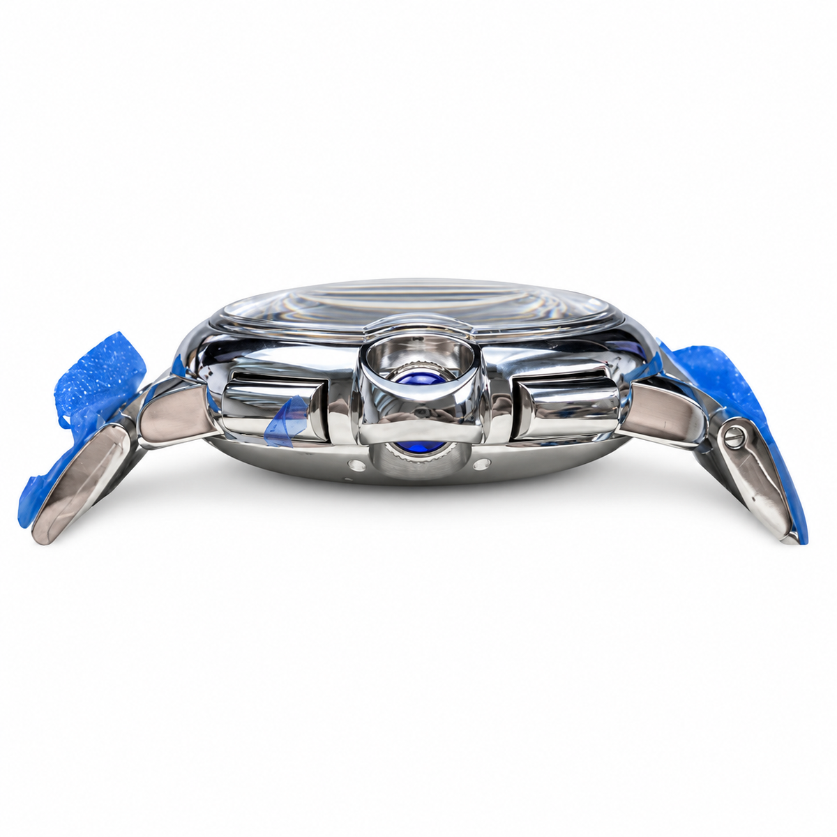 Cartier Ballon Bleu Chronograph Steel Blue Bracelet Watch – KDY