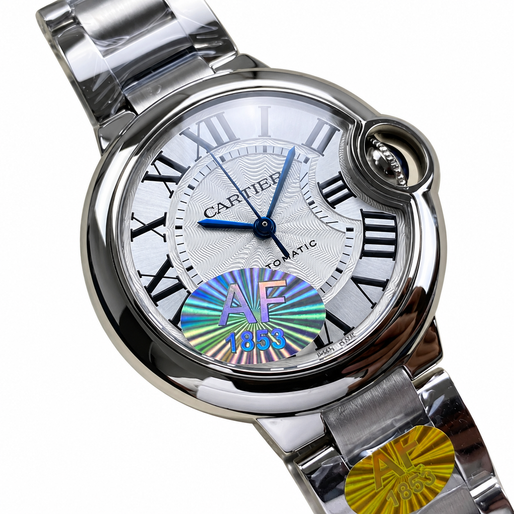 Cartier Ballon Bleu de Cartier Automatic — 33mm Steel Bracelet & White Dial
