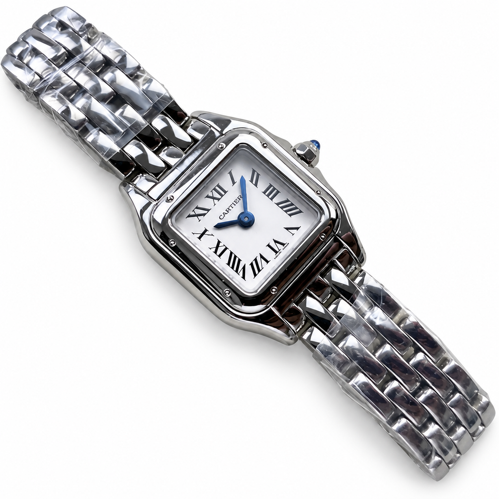 Cartier Pantère de Cartier Small Steel White Dial Quartz Bracelet Watch – KDY