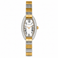 Cartier Lanières — Diamond Bezel, Two-Tone Gold & Steel Bracelet Watch