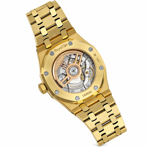Audemars Piguet Royal Oak Jumbo Extra-Thin Yellow Gold Champagne 50th Anniversary Watch