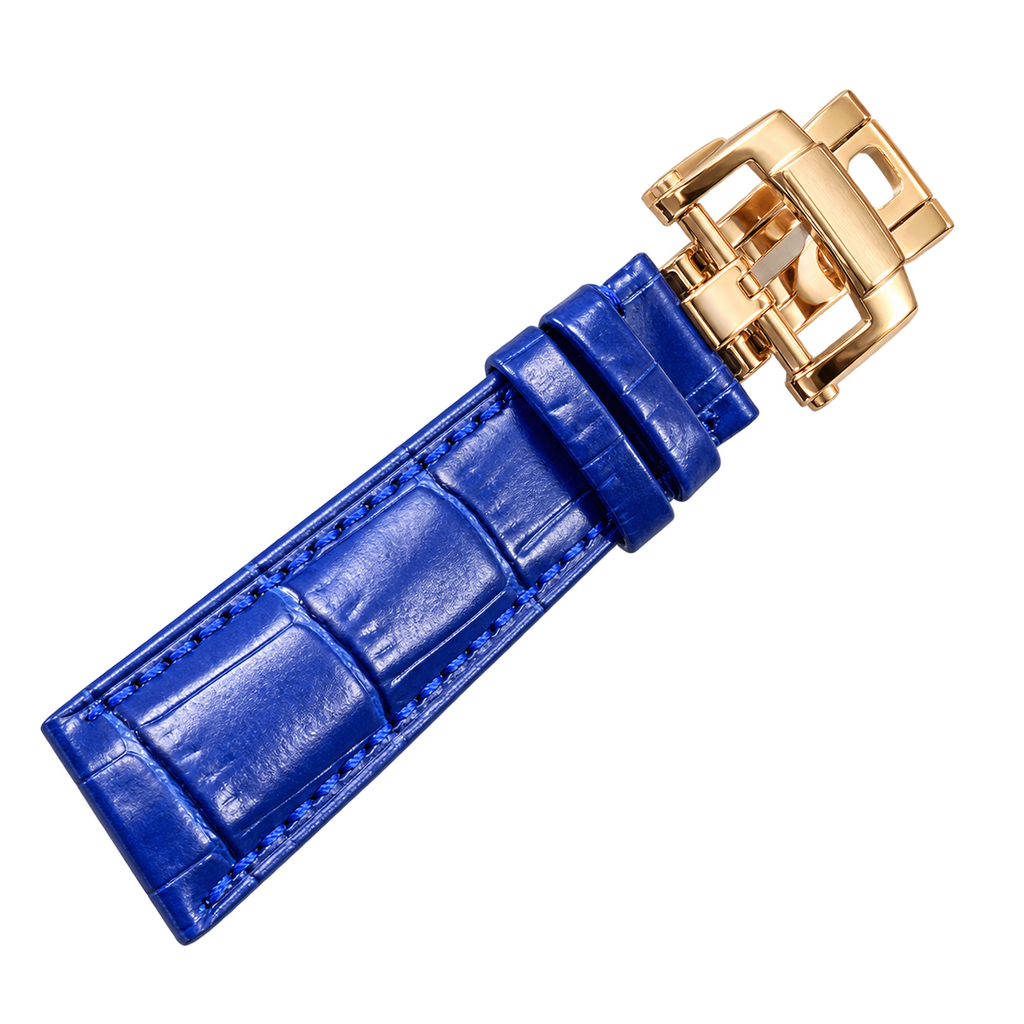 Jacob & Co. Astronomia Dragon Rose Gold Tourbillon Diamond Blue Leather Watch