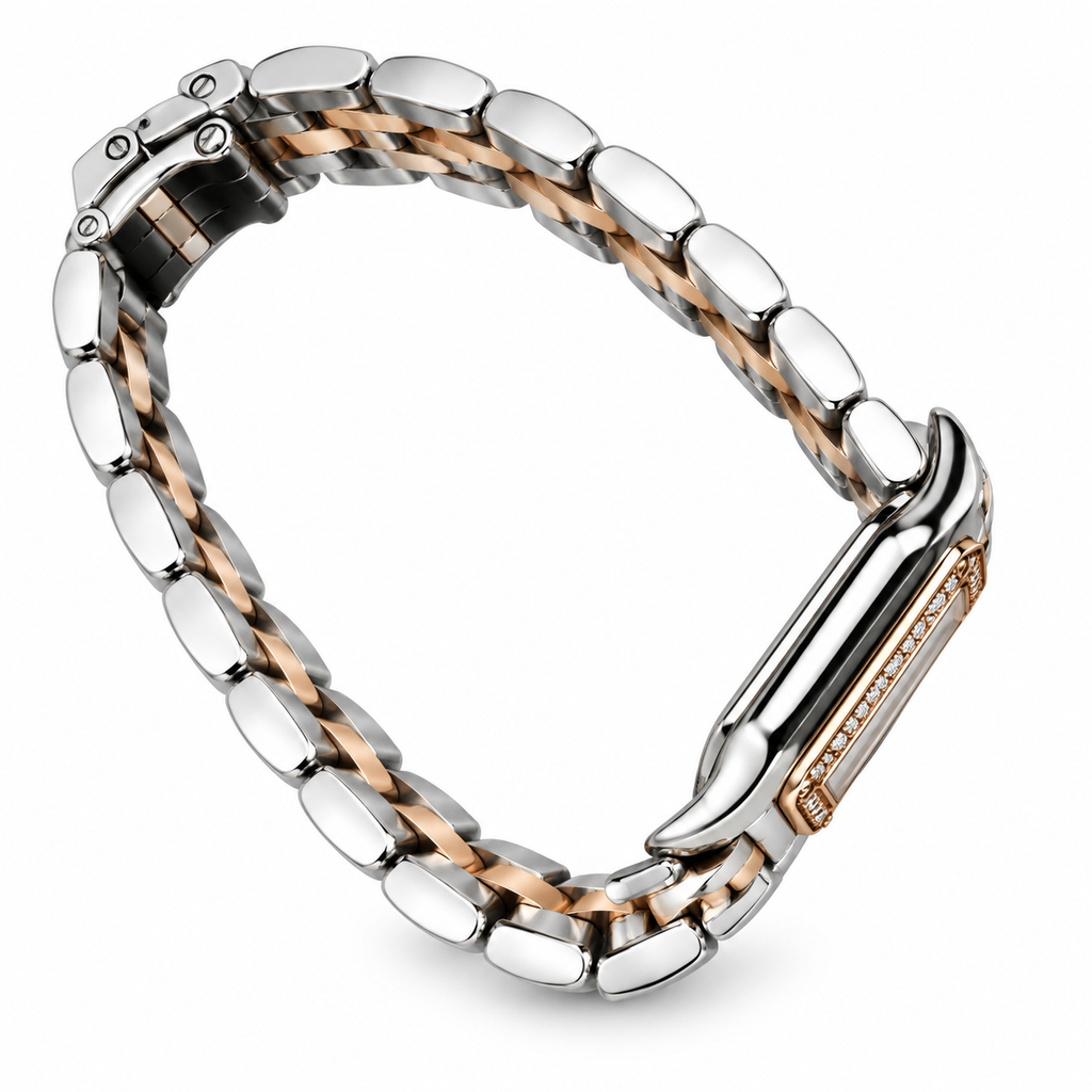 Cartier Panthère Two-Tone 18K Rose Gold Steel Diamond Bezel Luxury Watch Swiss Made Women