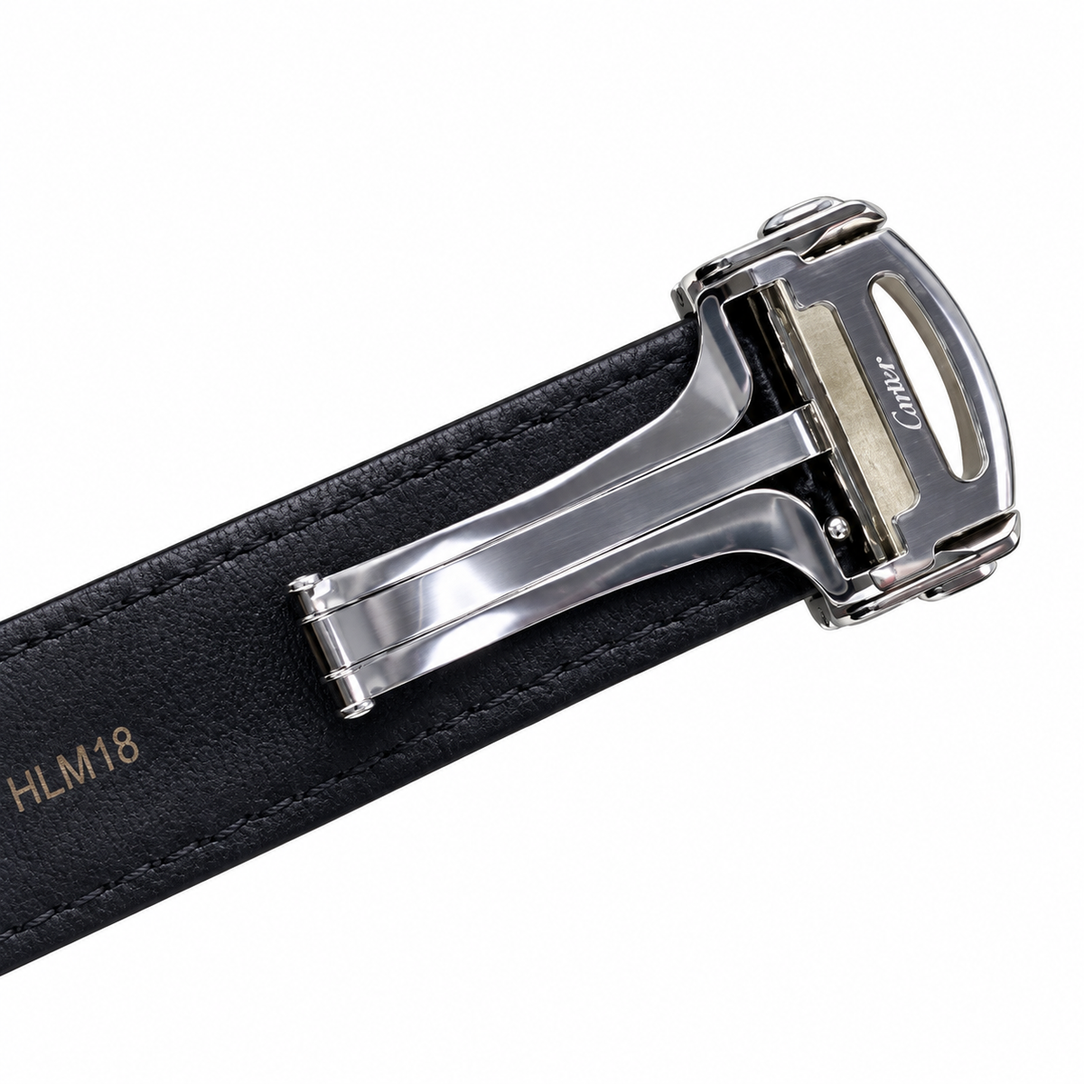 Cartier Pasha de Cartier Automatic Silver Dial Black Leather Watch