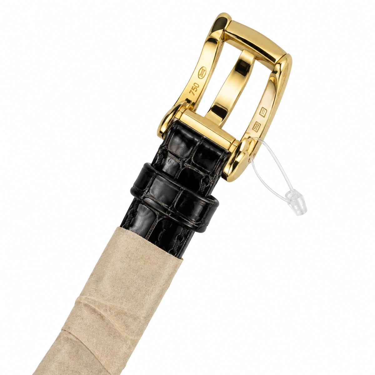 Cartier Baignoire 18K Yellow Gold Oval Luxury Watch Black Alligator Strap Swiss Made