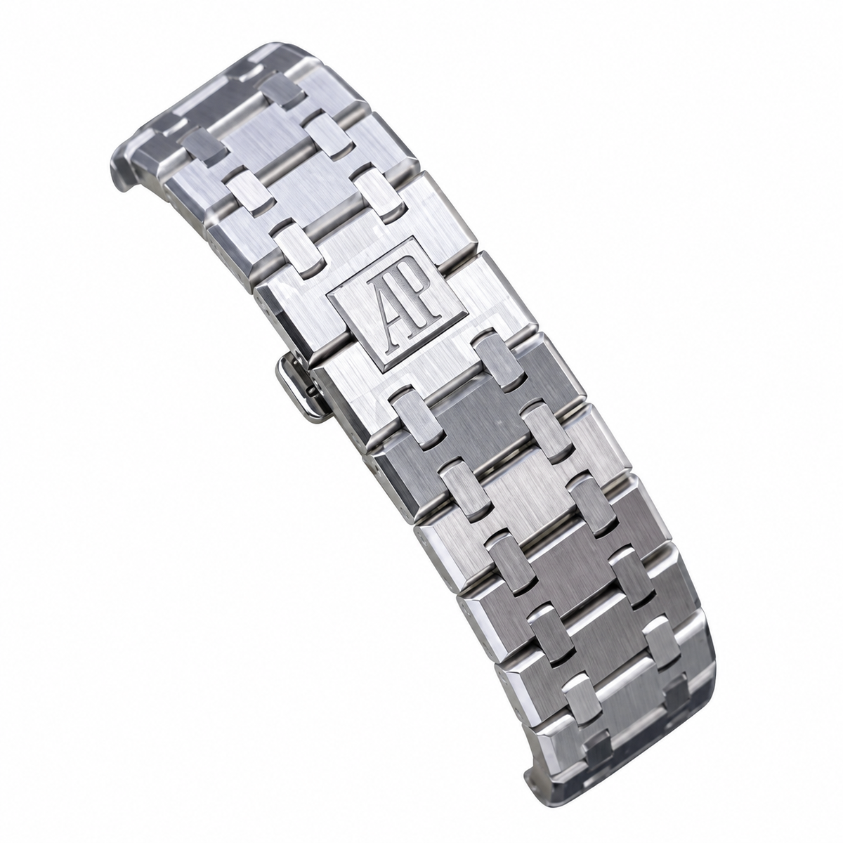Audemars Piguet Royal Oak Steel White Tapisserie Date Automatic Watch
