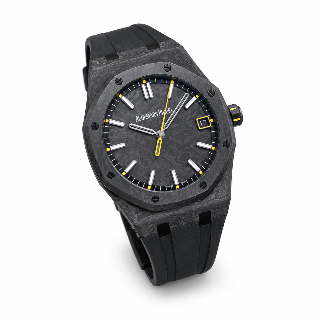Audemars Piguet Royal Oak Selfwinding 41mm – Forged Carbon Yellow Accents