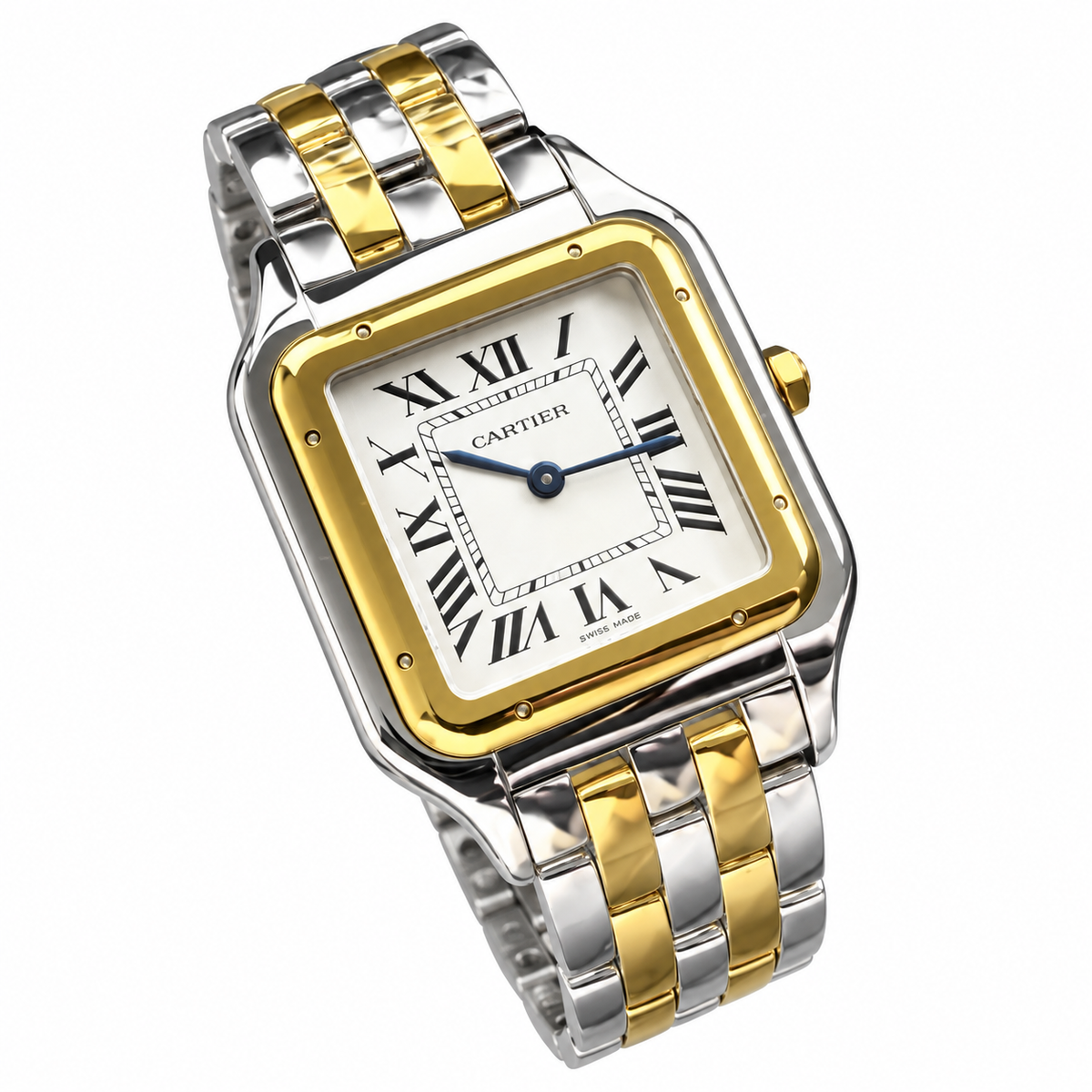 Cartier Panthère de Cartier — Two-Tone Yellow Gold & Steel Bracelet Watch