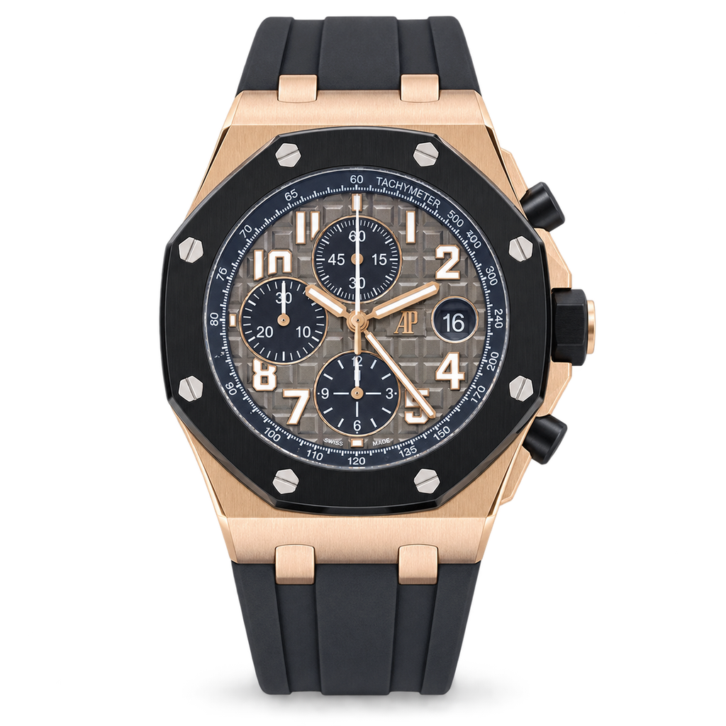 Audemars Piguet Royal Oak Offshore Chronograph 44mm – Rose Gold Ceramic Grey Dial