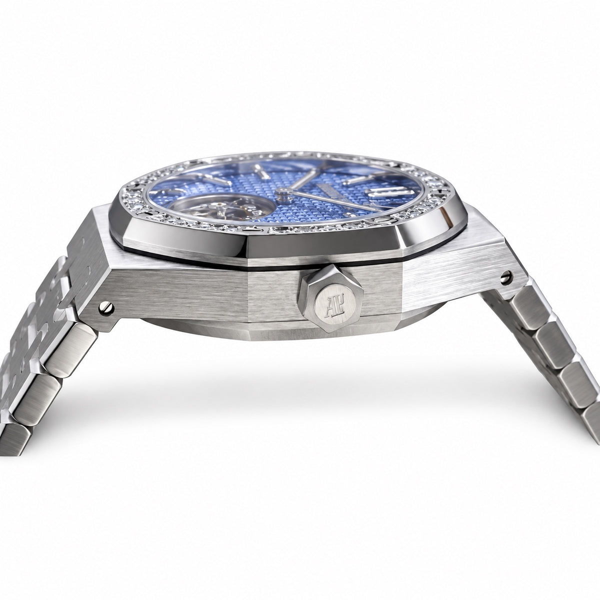 Audemars Piguet Royal Oak Tourbillon – Diamond Bezel Blue Dial