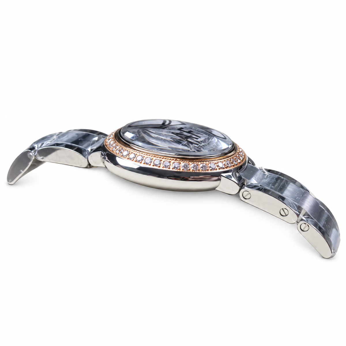 Cartier Ballon Bleu Small Steel Rose Gold Diamond Bezel Watch – KDY