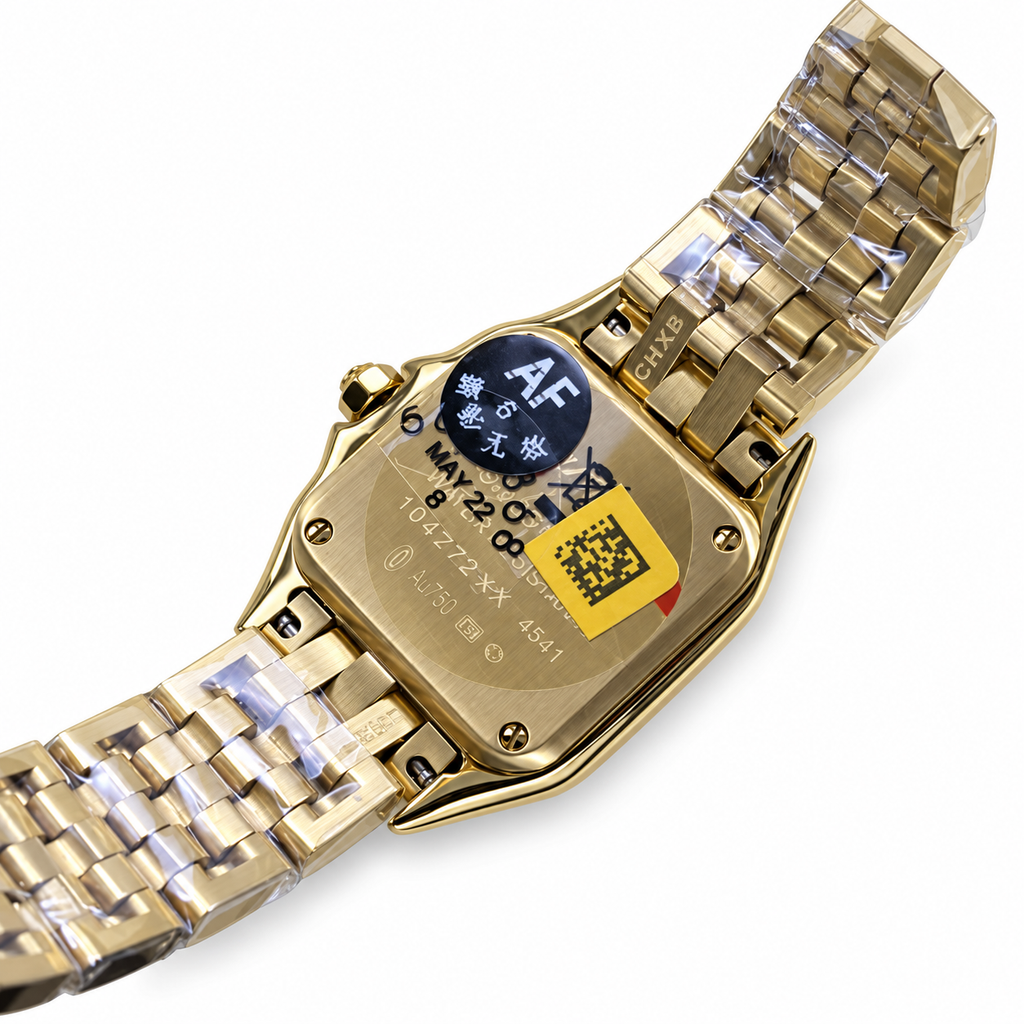Cartier Panthère Yellow Gold Diamond Bezel Pavé Dial Watch