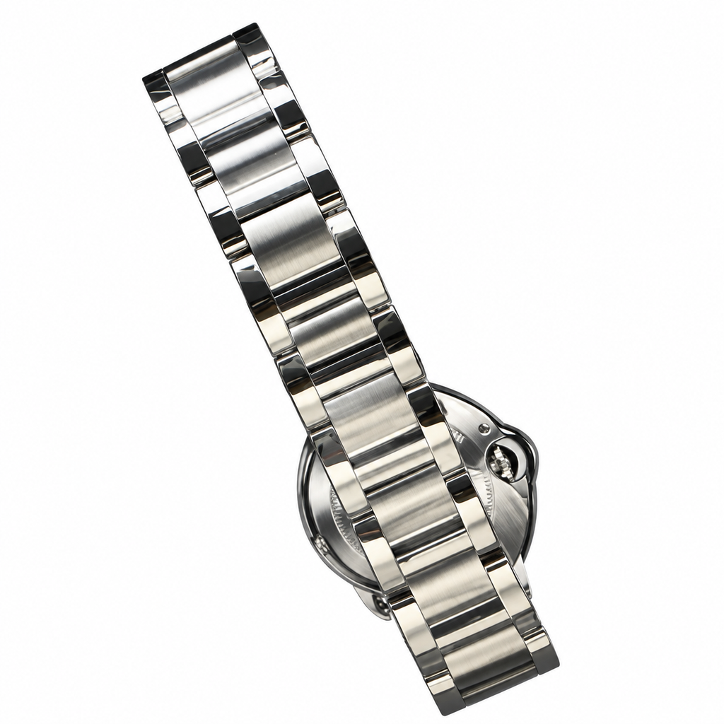 Cartier Ballon Bleu Large Steel Silver Dial Automatic Bracelet Watch – KDY