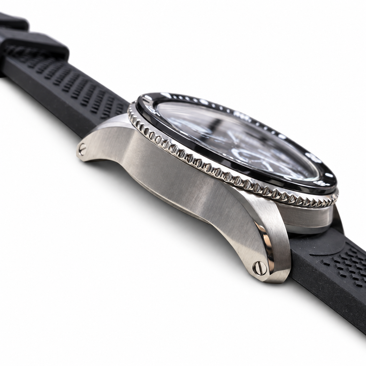 Cartier Calibre de Cartier Diver Steel Black Ceramic Bezel Automatic Rubber Watch – KDY