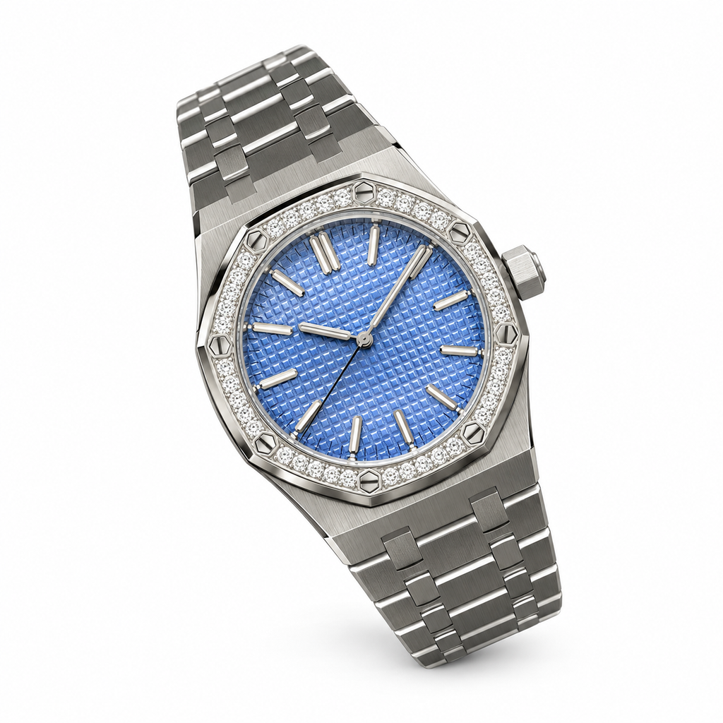 Audemars Piguet Royal Oak Diamond Bezel – Blue Dial
