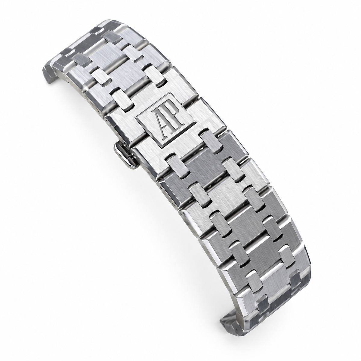 Audemars Piguet Royal Oak Steel Black Tapisserie Date Watch