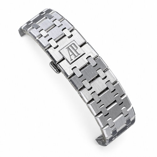 Audemars Piguet Royal Oak Steel Black Tapisserie Date Watch