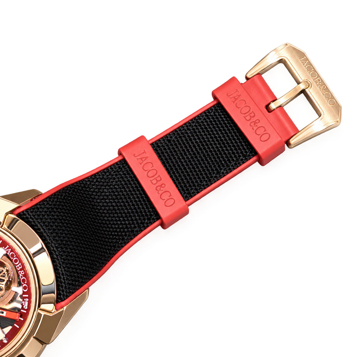 Jacob & Co. Epic X CR7 Rose Gold Red Sapphire Skeleton Ronaldo No.7 Watch