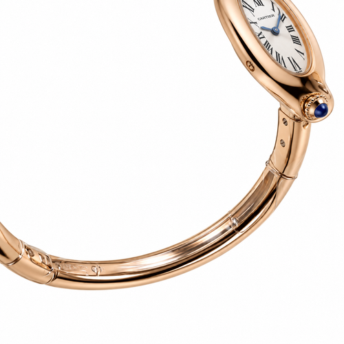 Cartier Baignoire Rose Gold Bangle Bracelet Watch