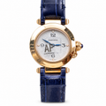 Cartier Pasha Yellow Gold MOP Dial Blue Strap Watch – KDY
