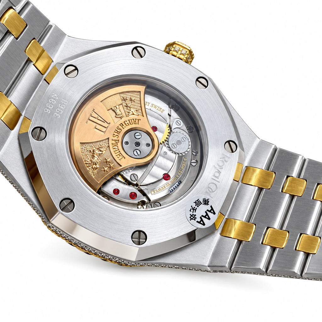 Audemars Piguet Royal Oak Iced Out – Yellow Diamond & Black Gem AMG