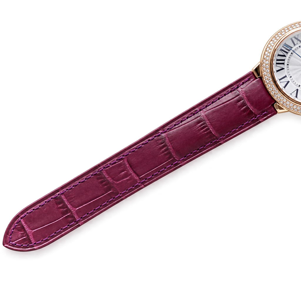 Cartier Ballon Bleu Large Rose Gold Double Diamond Bezel Automatic Watch – KDY