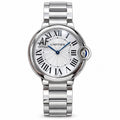 Cartier Ballon Bleu Stainless Steel White Dial Sapphire Crystal Watch