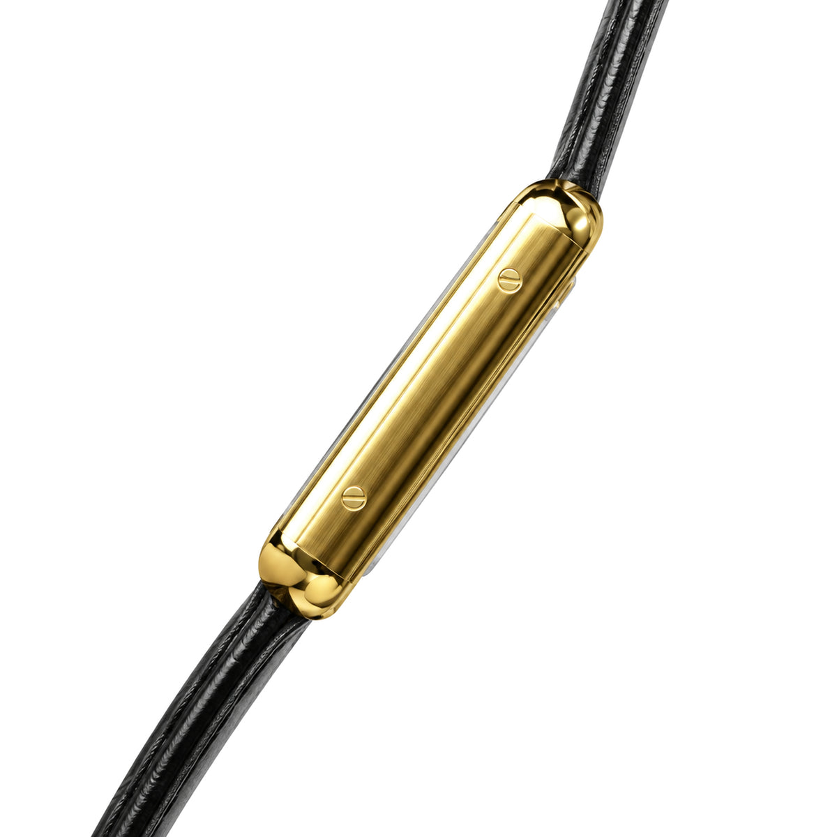 Cartier Tank Solo — 18K Yellow Gold, White Dial & Black Alligator Strap