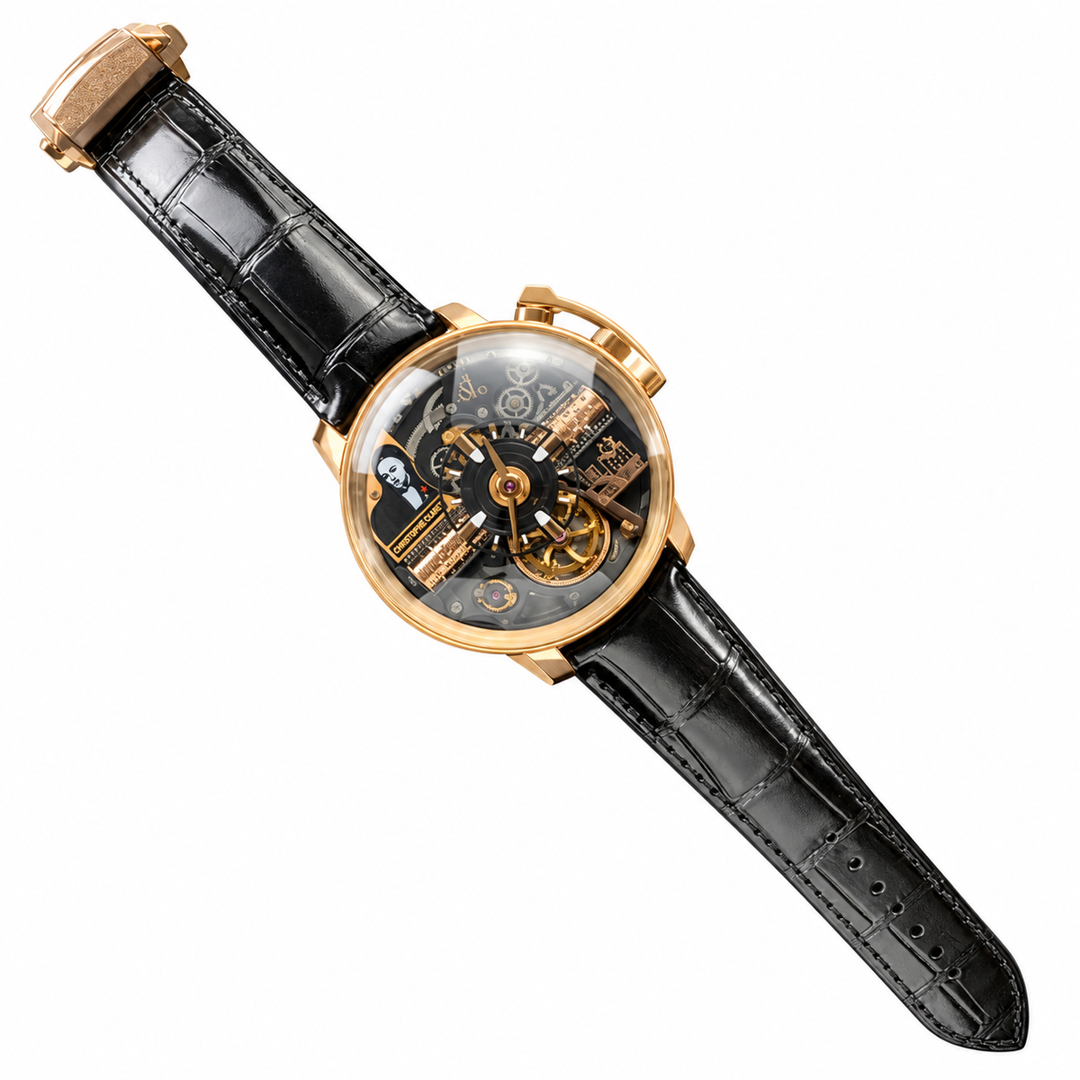 Jacob & Co. Godfather Minute Repeater Tourbillon Gold Skeleton Watch