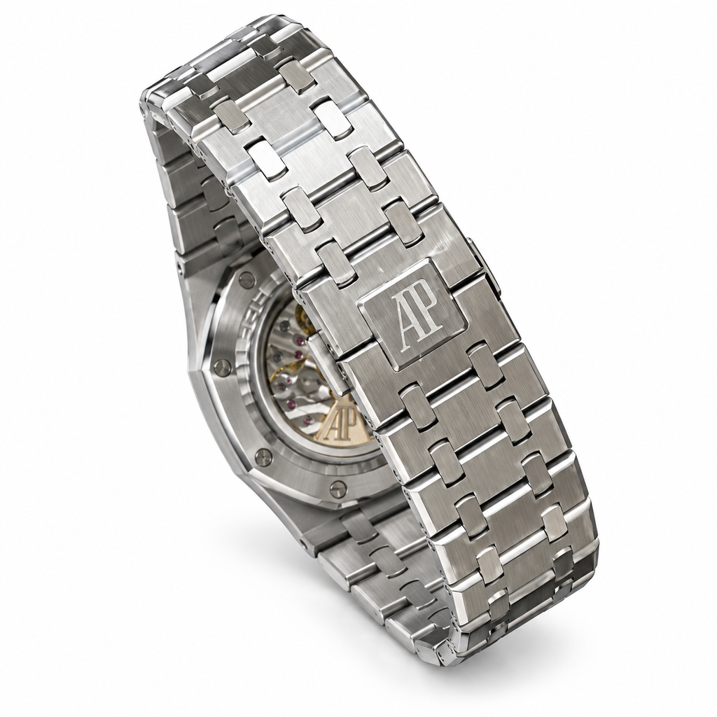 Audemars Piguet Royal Oak Perpetual Calendar Grey Dial Moon Phase Steel Watch
