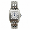 Cartier Panthère de Cartier Medium — Steel, White Dial, Roman Numerals & Steel Bracelet, Women