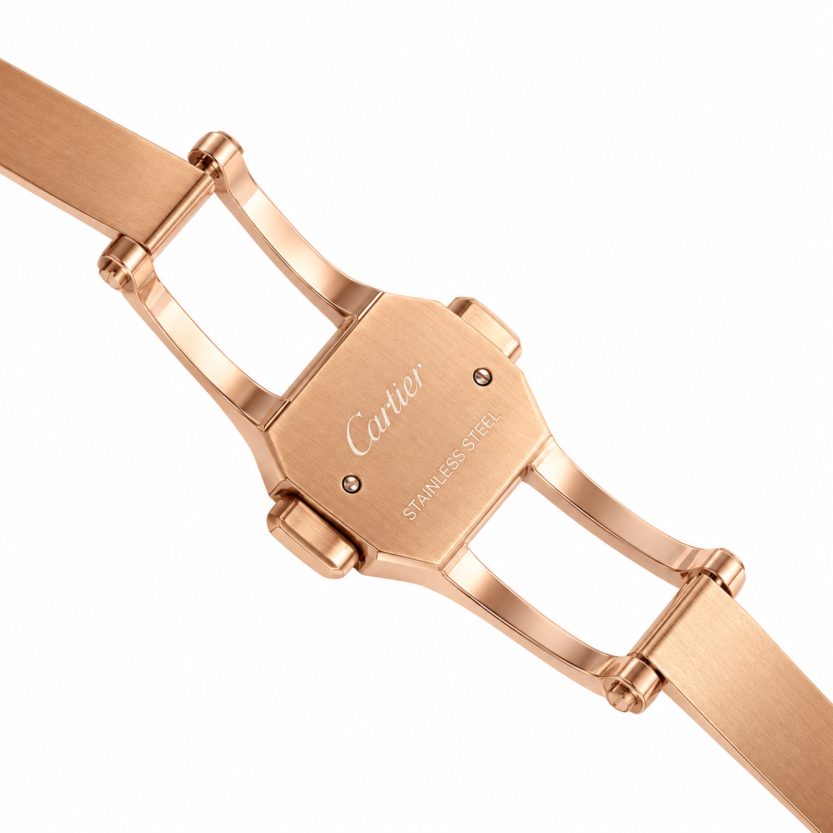 Cartier Santos de Cartier Automatic — 18K Rose Gold Bracelet Watch