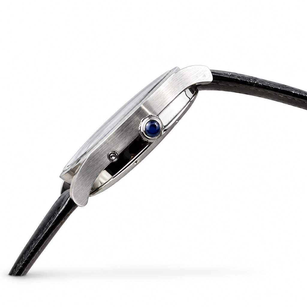 Cartier Drive de Cartier Automatic — Moon Phase, Blue Dial & Black Alligator Strap