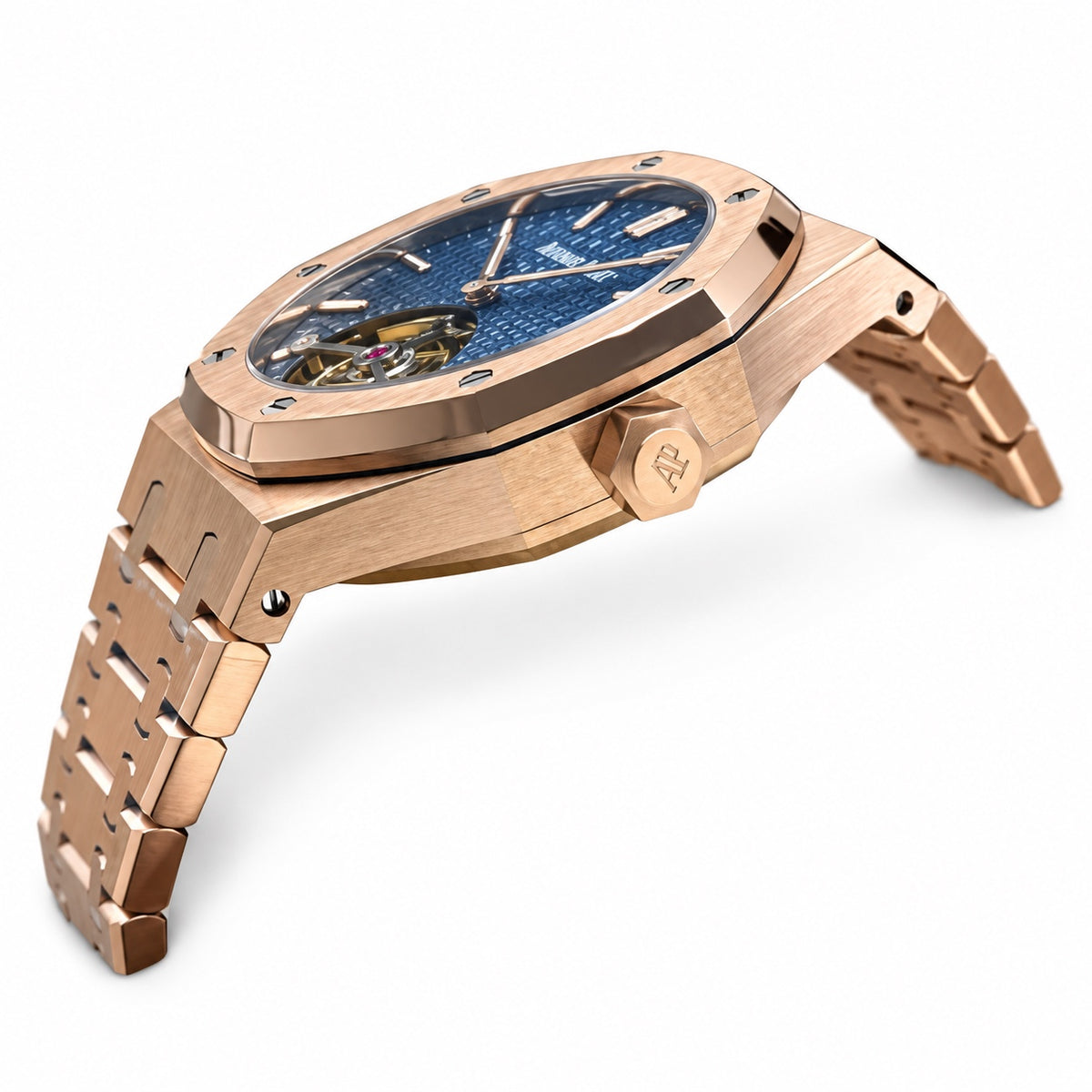 Audemars Piguet Royal Oak Tourbillon – Rose Gold Blue Dial 41mm
