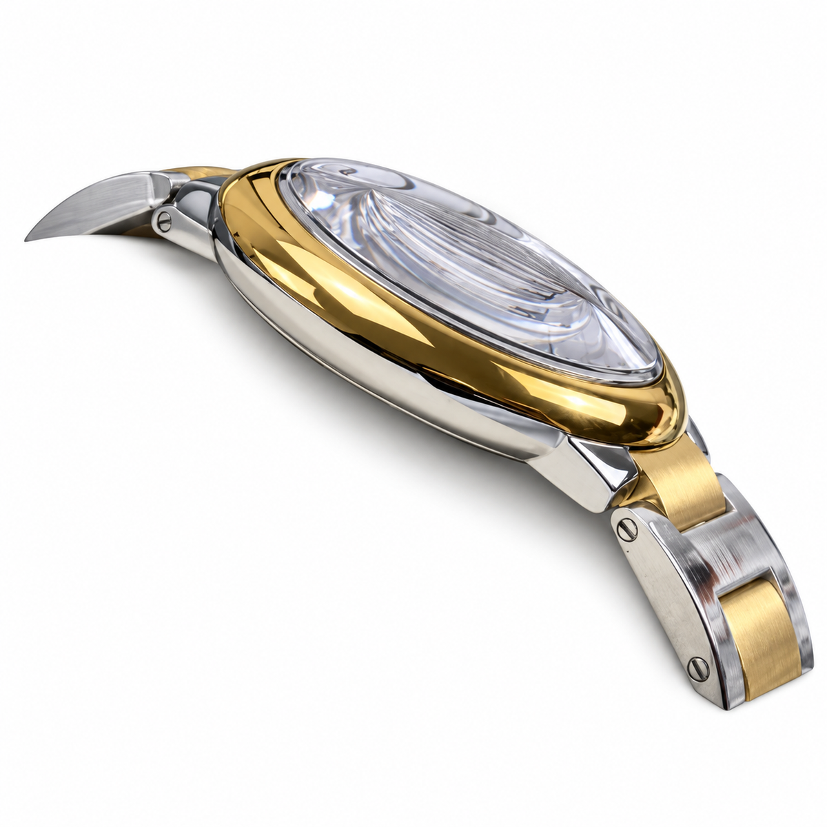 Cartier Ballon Bleu Two-Tone Yellow Gold Steel Bracelet Watch