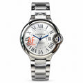 Cartier Ballon Bleu Steel Silver Dial Automatic Bracelet Watch – KDY