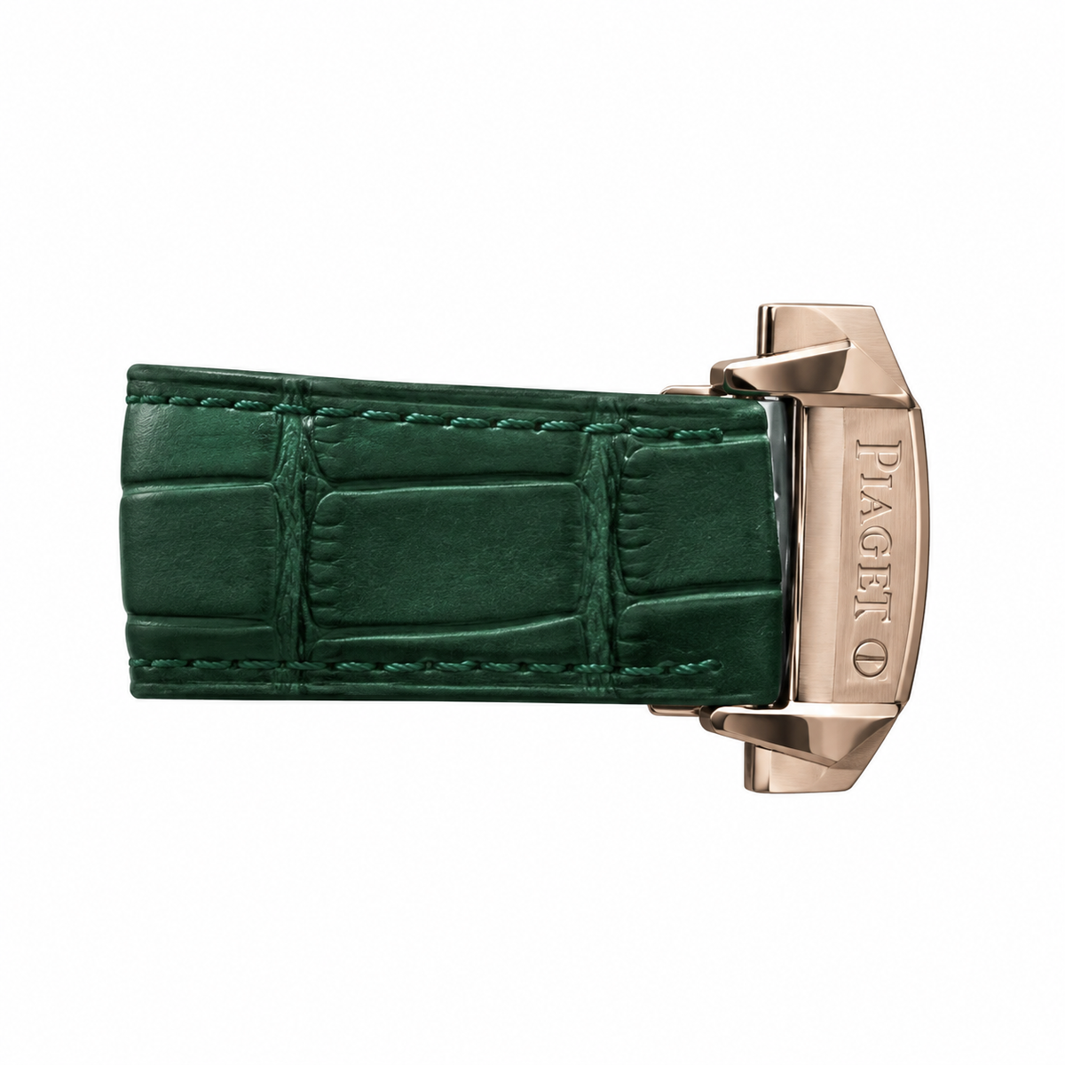 Louis Moinet Mecanograph Mayan Rose Gold Green Enamel Tourbillon Green Leather Watch