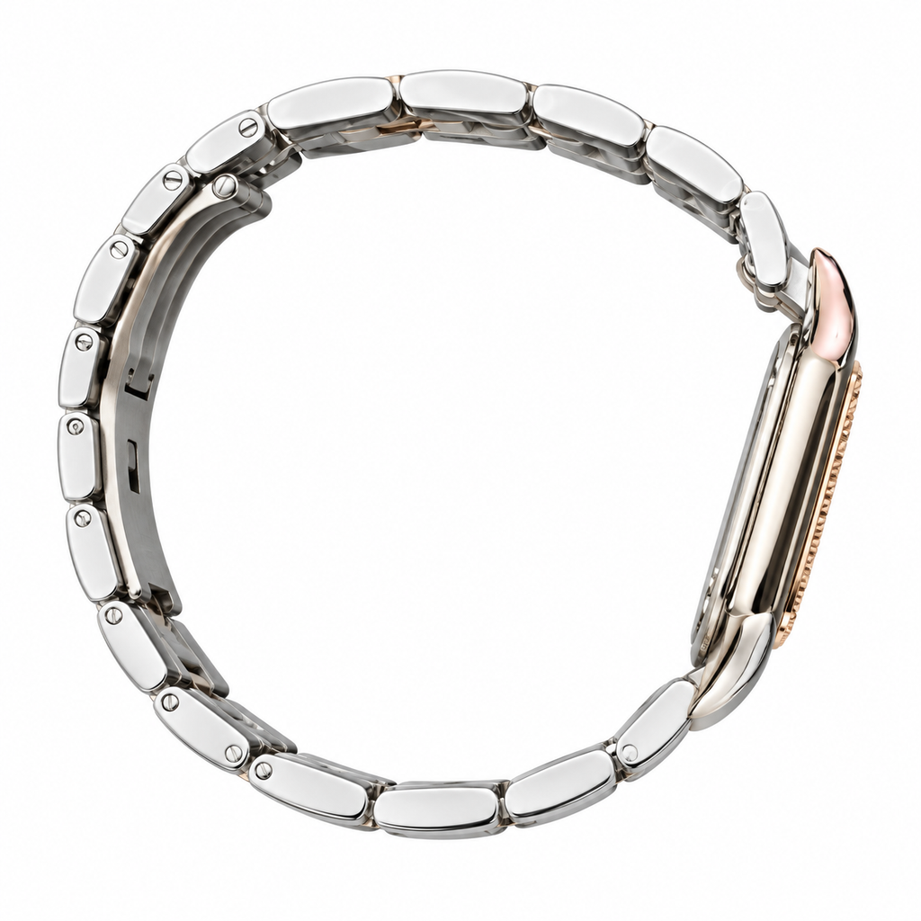 Cartier Panthère de Cartier — Two-Tone Rose Gold Diamond Bezel Bracelet Watch