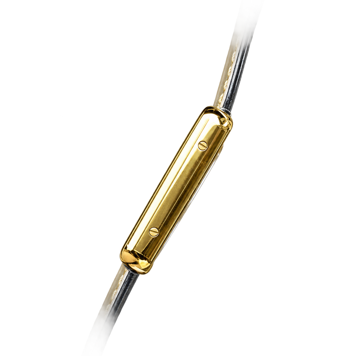 Cartier Tank Solo Yellow Gold White Dial Black Strap Watch – KDY