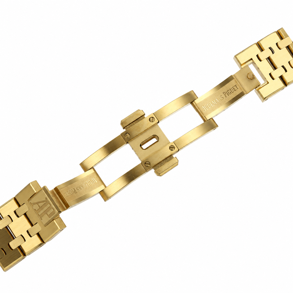 Audemars Piguet Royal Oak Jumbo Extra-Thin Yellow Gold Champagne 50th Anniversary Watch