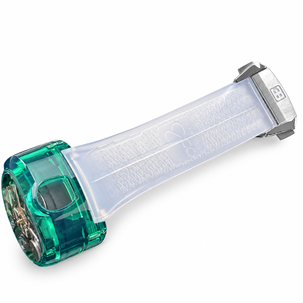 Jacob & Co. x Bugatti Chiron Green Sapphire Crystal Tourbillon Watch