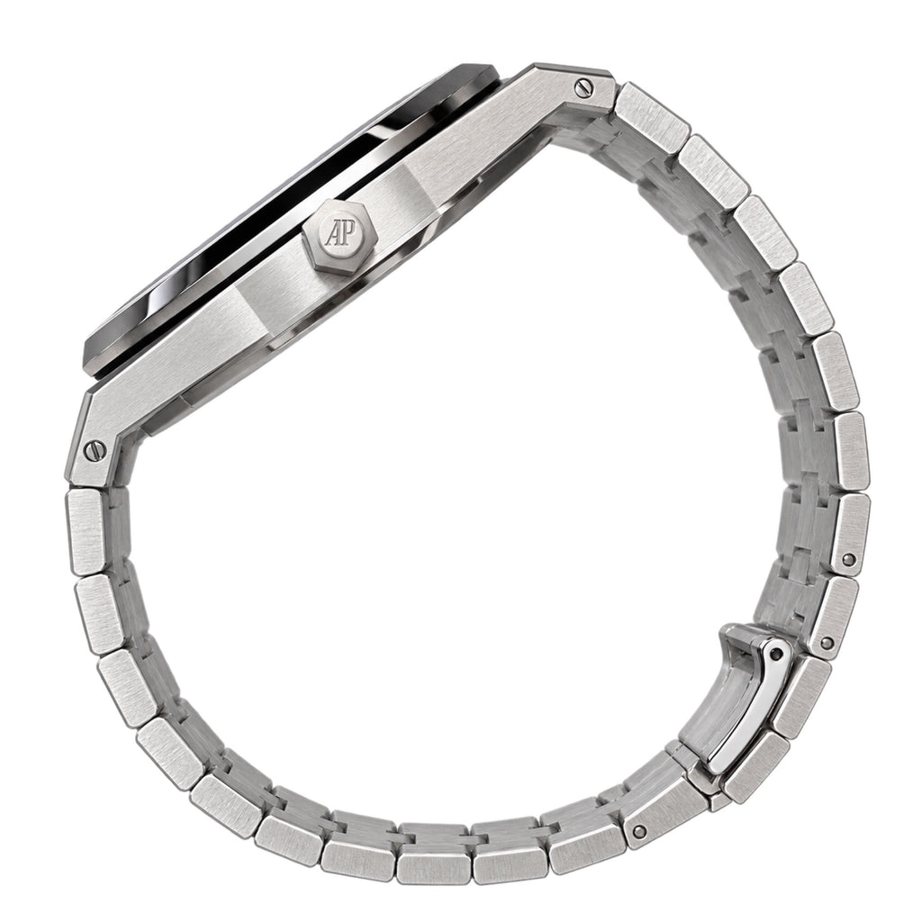 Audemars Piguet Royal Oak 50th Anniversary Green Smoked Dial Steel Bracelet Automatic Watch