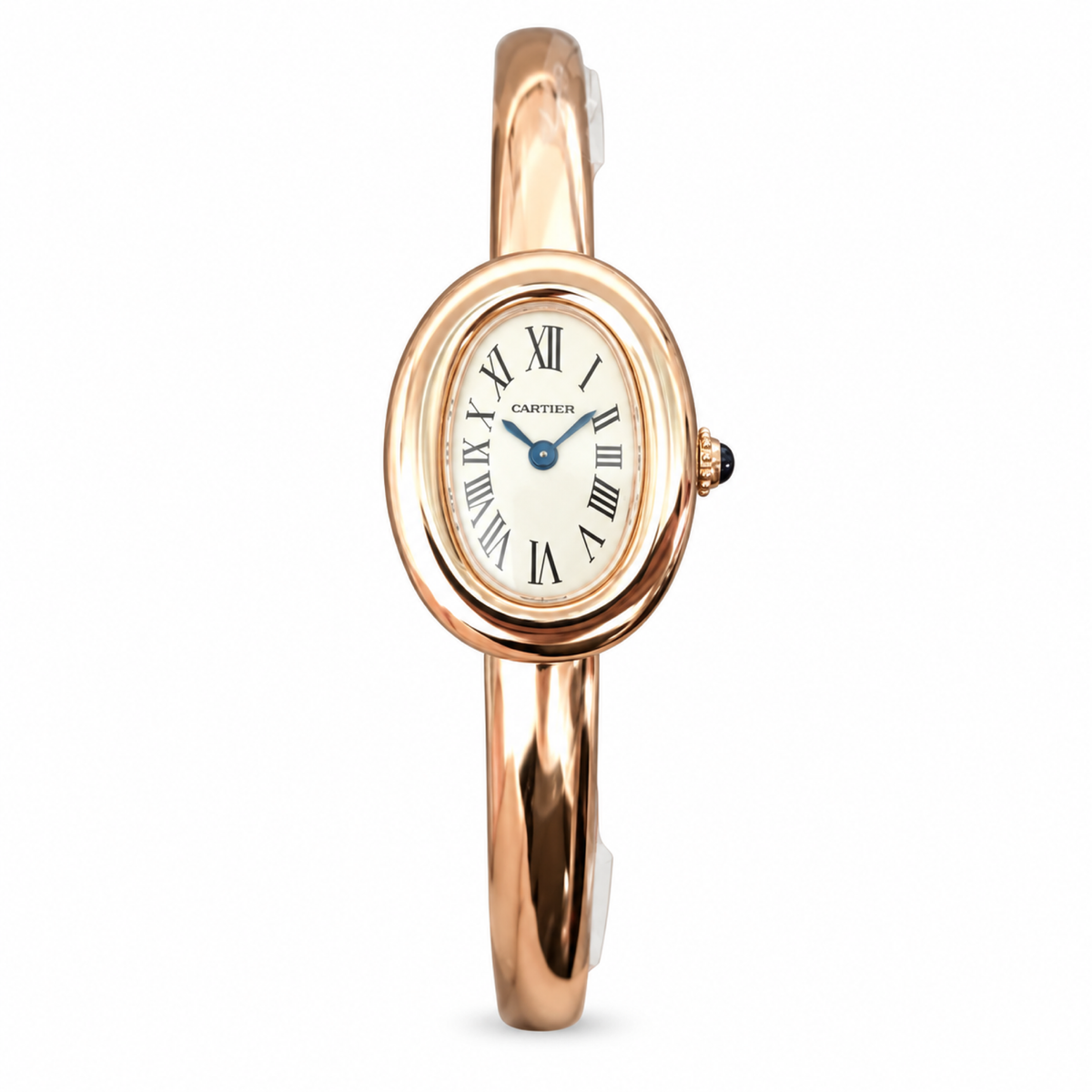 Cartier Baignoire Rose Gold Bangle Bracelet Watch – KDY