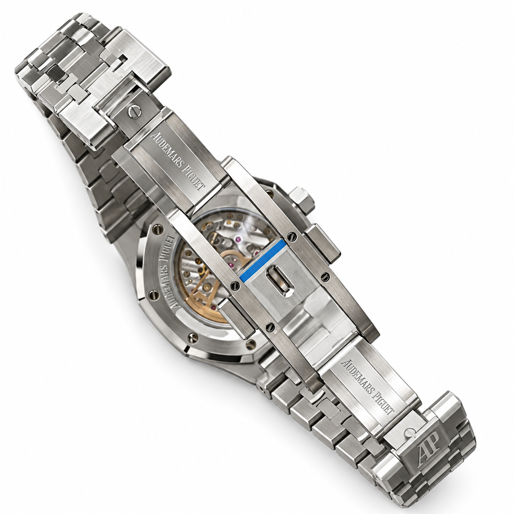 Audemars Piguet Royal Oak Perpetual Calendar Grey Dial Moon Phase Steel Watch