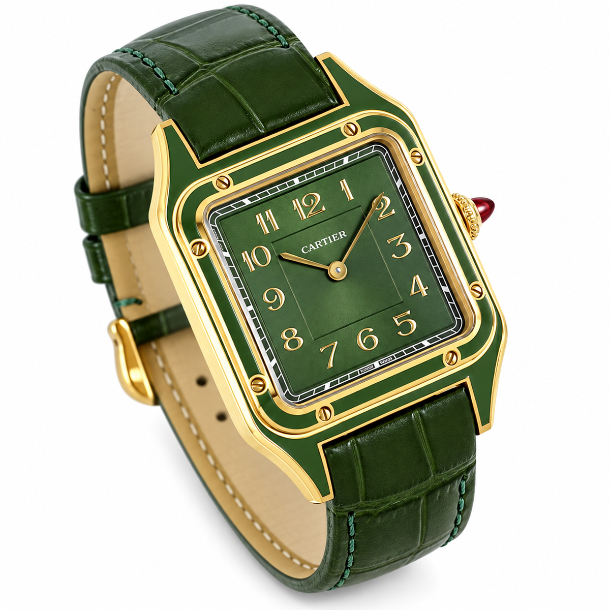 Cartier Tank Swiss Watch – Luxury Rectangular Timepiece with Sapphire Crystal & Automatic Movement